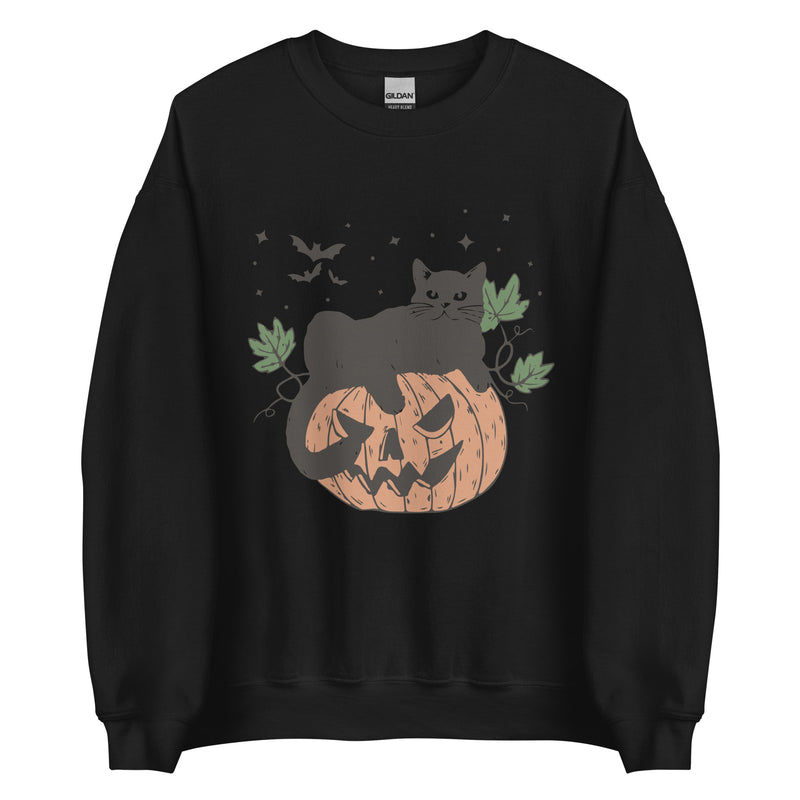 HALLOWEEN BLACK CAT Sweatshirt